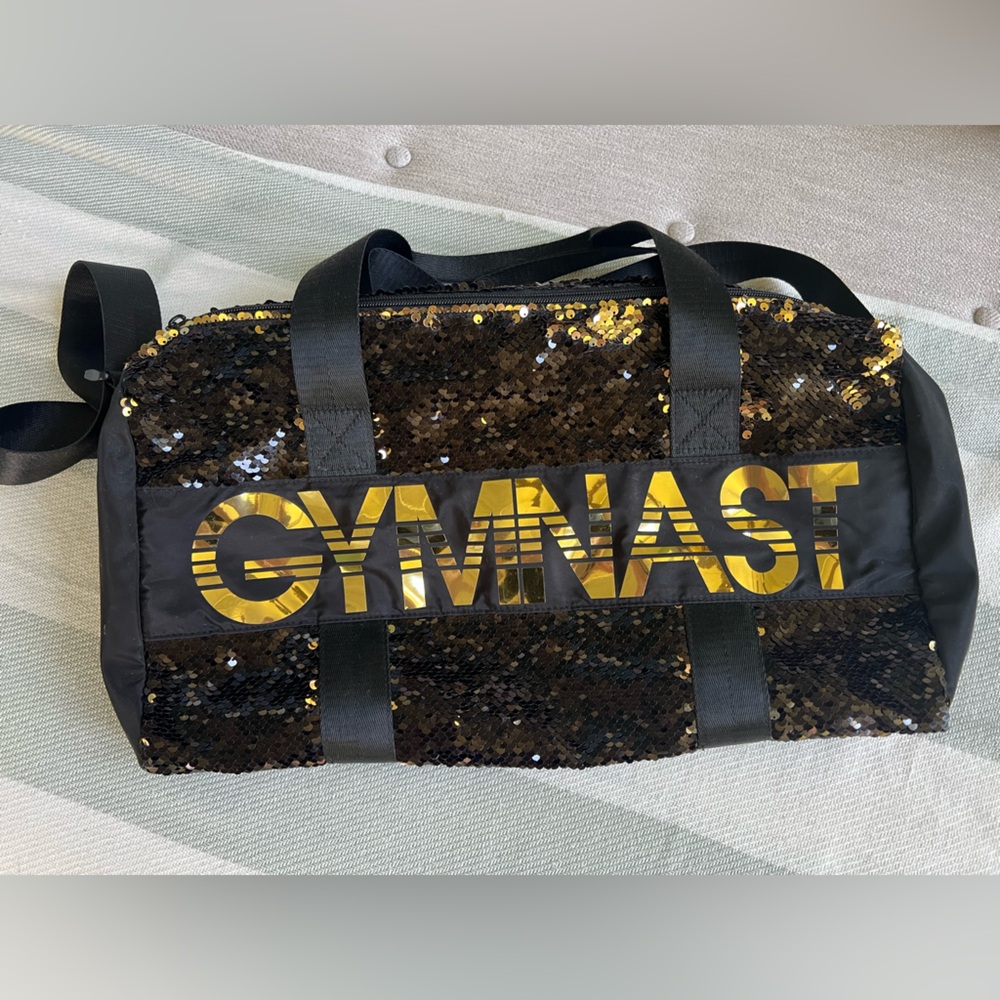 Justice Black and Gold Gymnast Bag - Picture 2 of 3